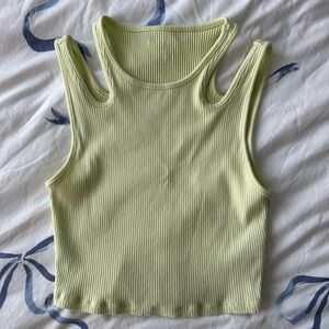 American Eagle Shoulder Cutout Tank Top